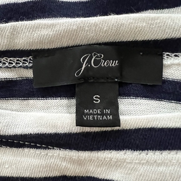 J crew white and navy cotton mariner shirt, size S - Picture 5 of 5